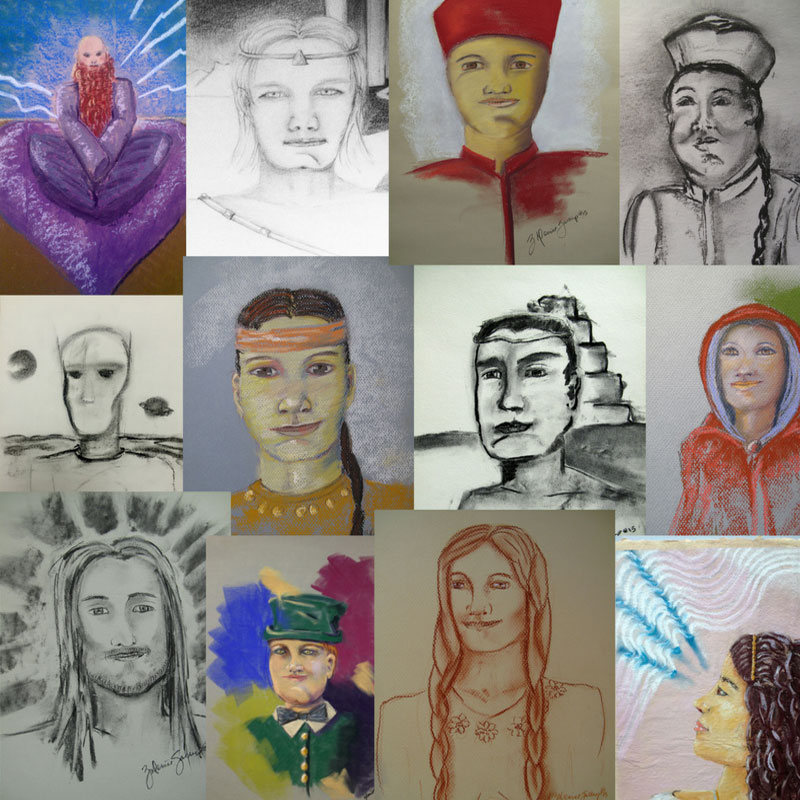 Spirit Portraits | Z DENISE GALLUP – Artist, Psychic Medium, Intuitive, Teacher, Facilitator